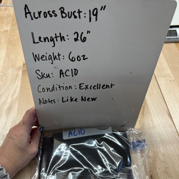 Sanctuary Black Silk Ruffle Sleeveless Top Blouse Size Large - Picture 9 of 9